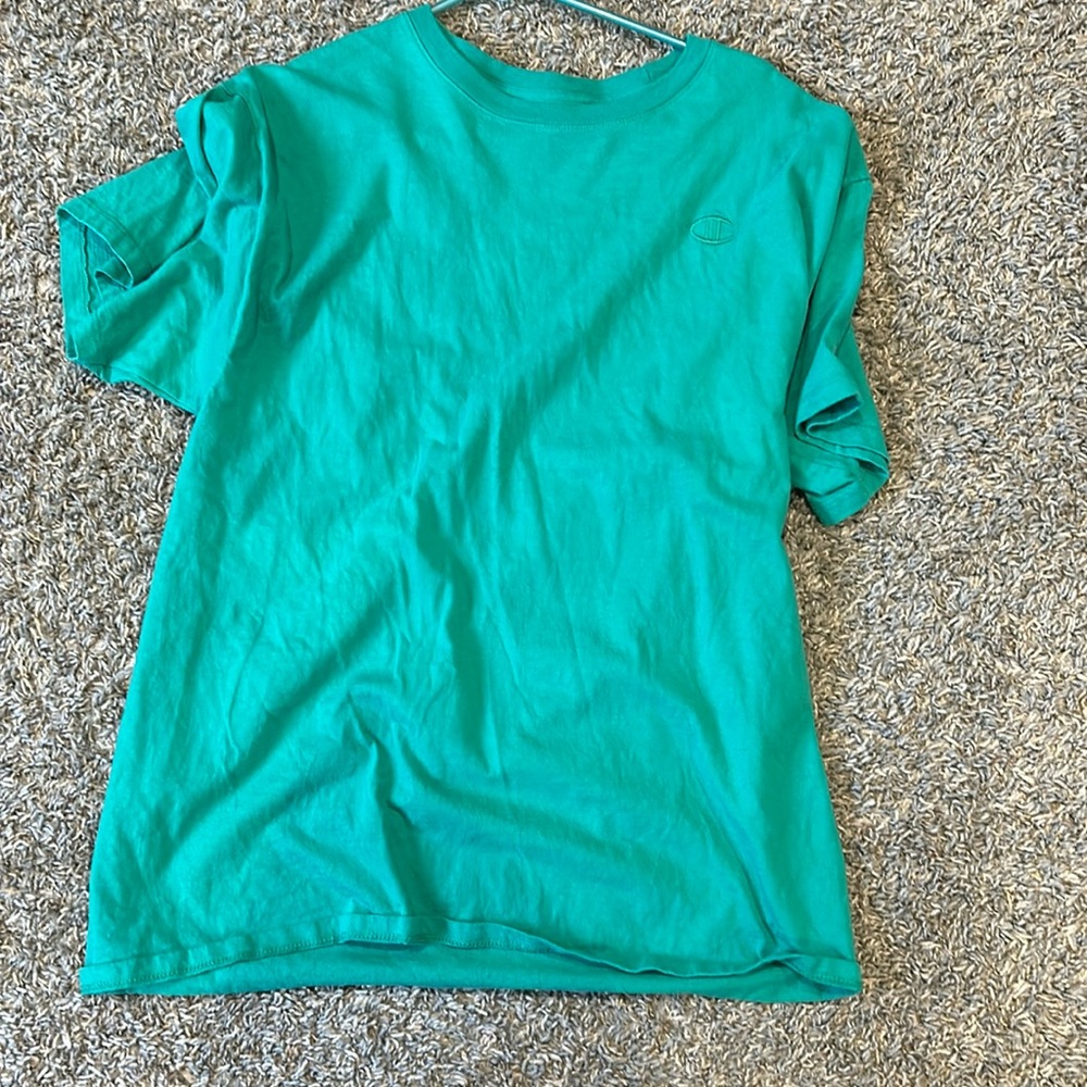 Teal champion shirt